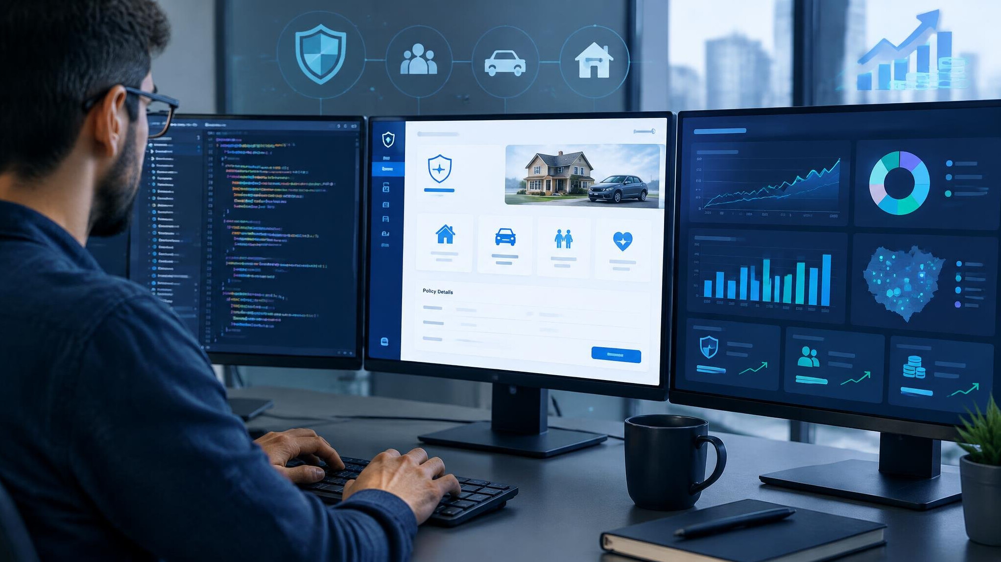 insurance software interface